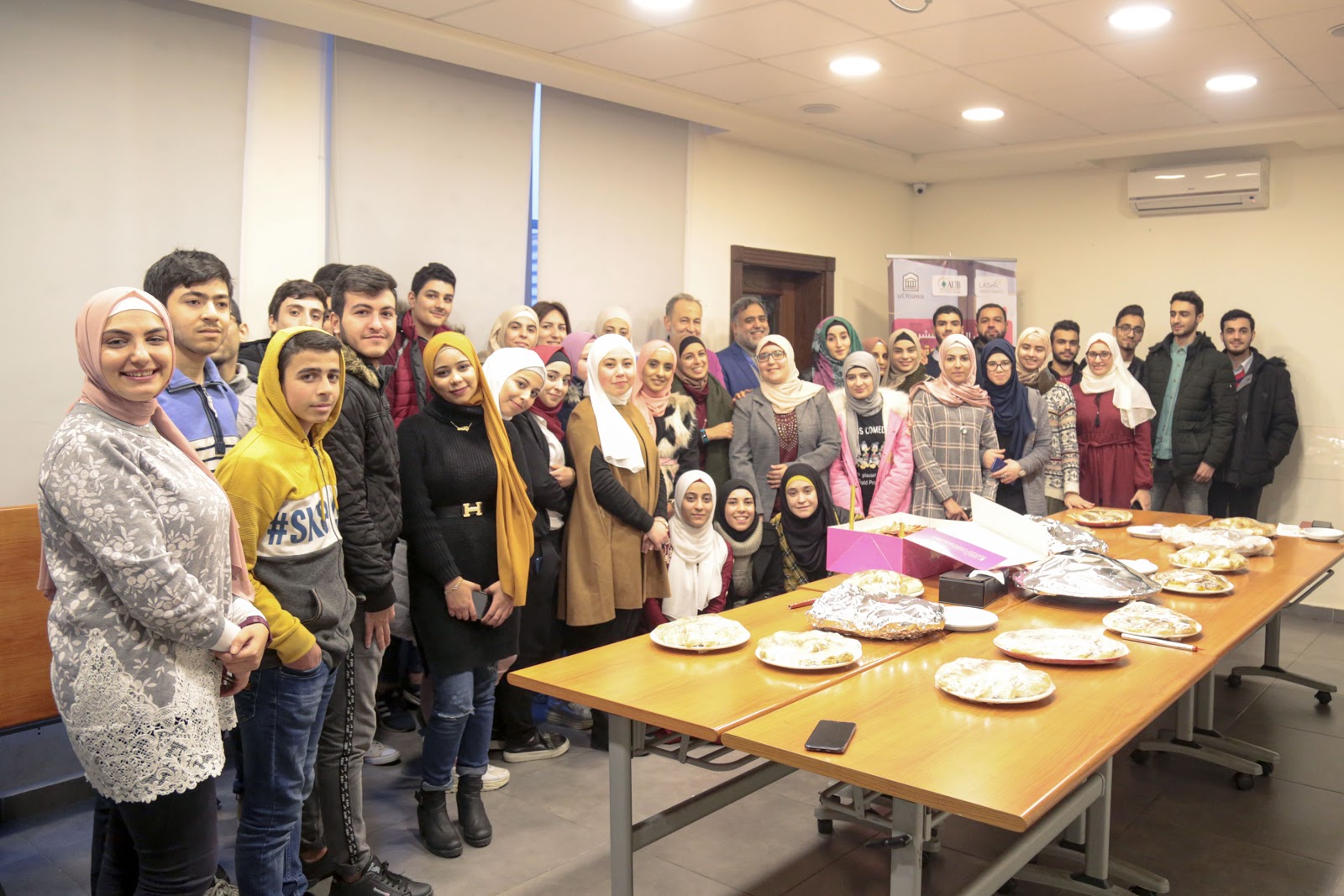 Participants in the 2019-2020 pilot in Tripoli, Lebanon, held in partnership with LASeR.